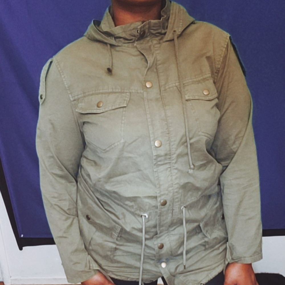 Olive Green Trench Coat